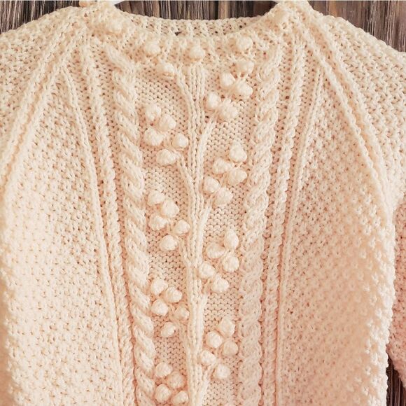 3 for $25 Hand Knit Girls Sweater - Picture 3 of 10
